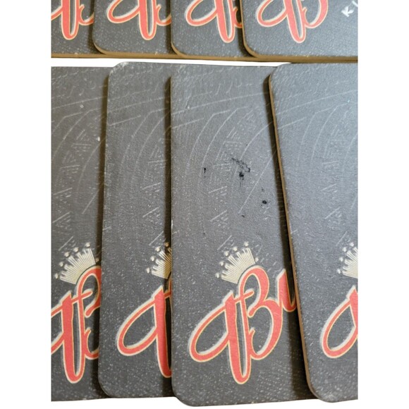 Vintage Cardboard Bar Coasters Budweiser Lot Of 27 Double Sided - Picture 5 of 10